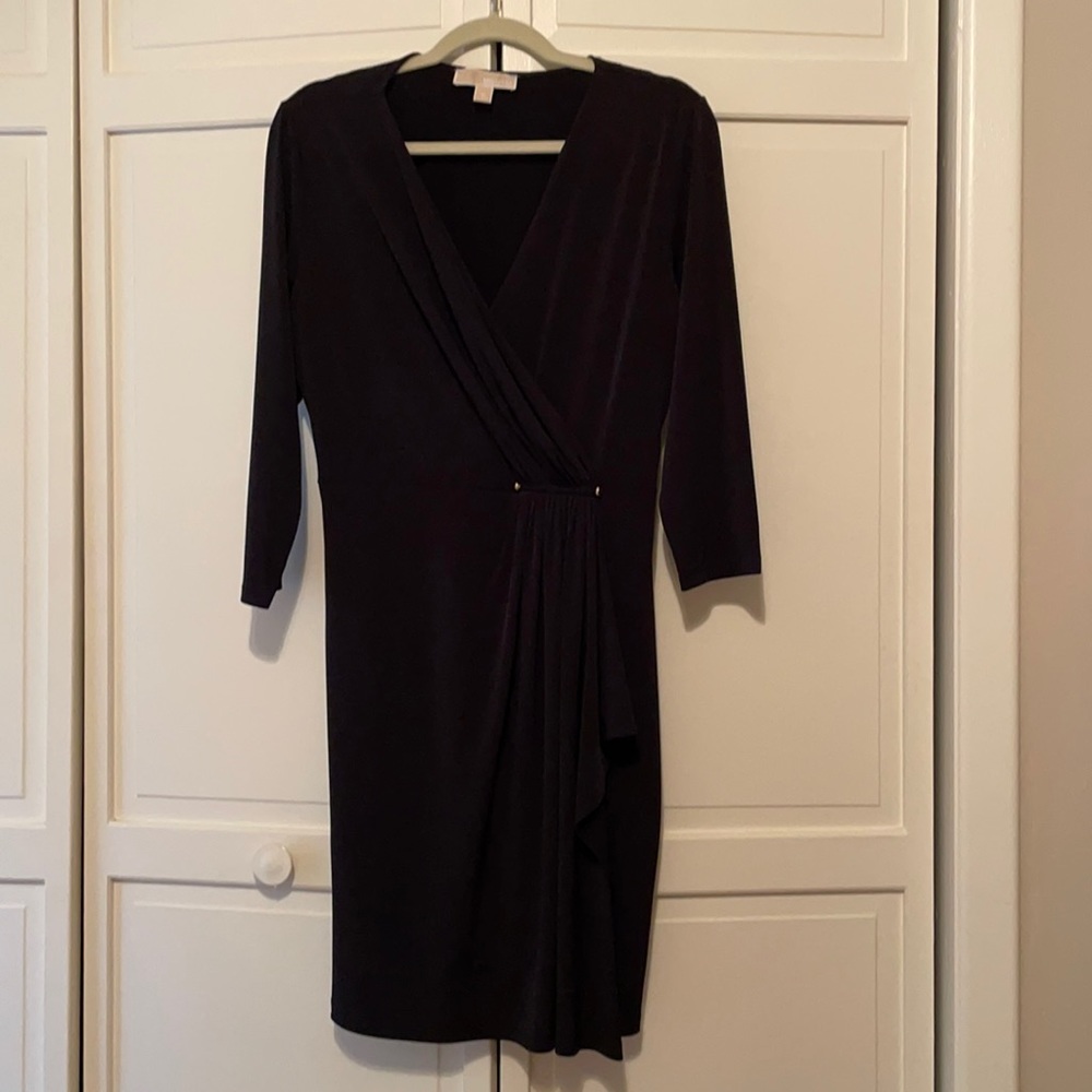 Michael Kors faux wrap dress.